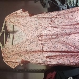 Shein 4XL pink floral top